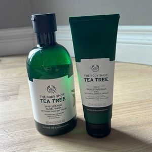 New: The Body Shop Tea Tree Facial Wash & 3-in-1 Wash Scrub Mask